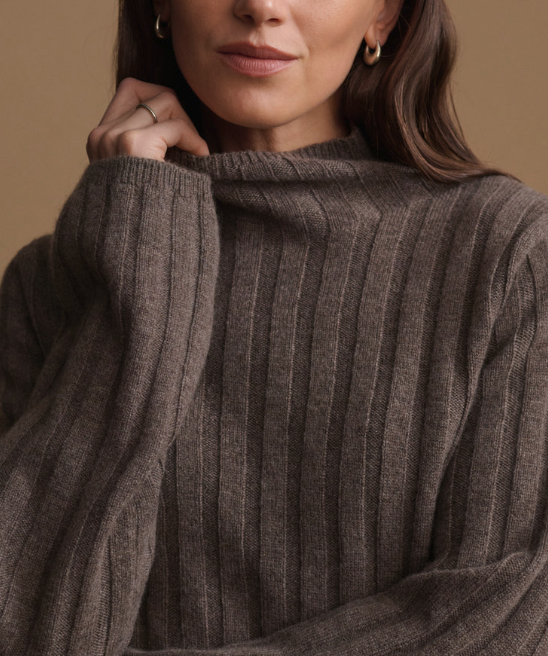 JENNI KAYNE - Rowan Turtleneck in Ash Heather