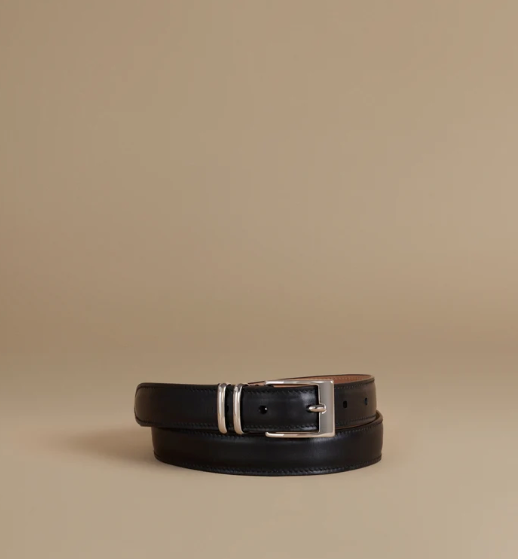 JENNI KAYNE - Leather Danner Belt in Black Belt