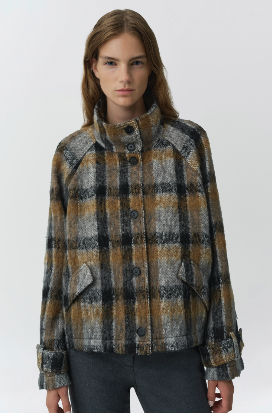 SIMKHAI - Virelle Jacket in Grey Multi Jacket