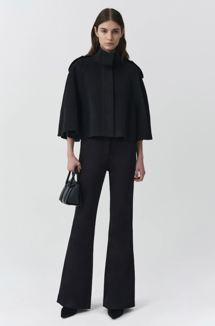 SIMKHAI - Yara Cape Jacket in Black Jacket