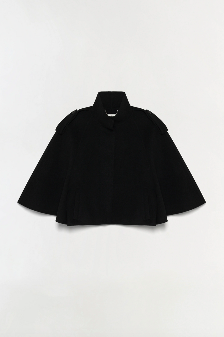 SIMKHAI - Yara Cape Jacket in Black Jacket