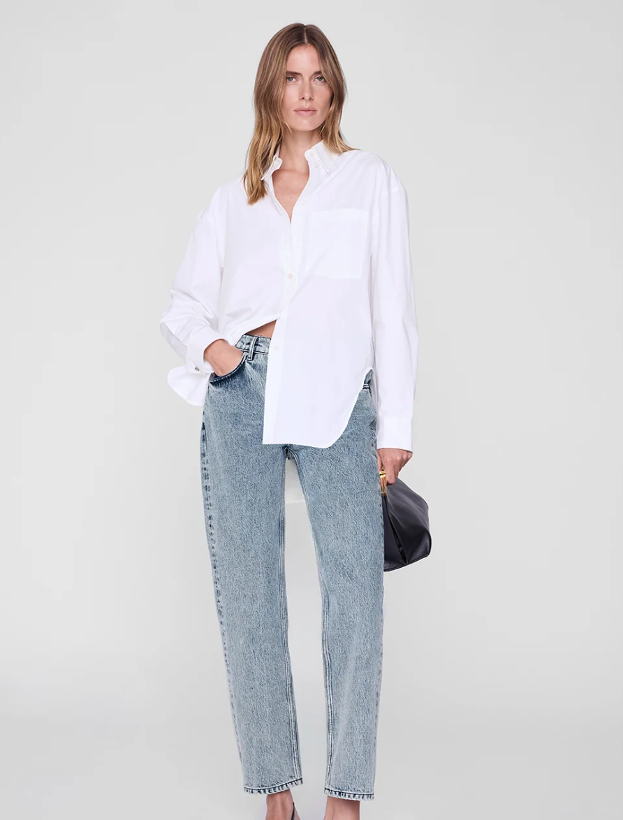 ANINE BING - Scott Shirt in White Shirt