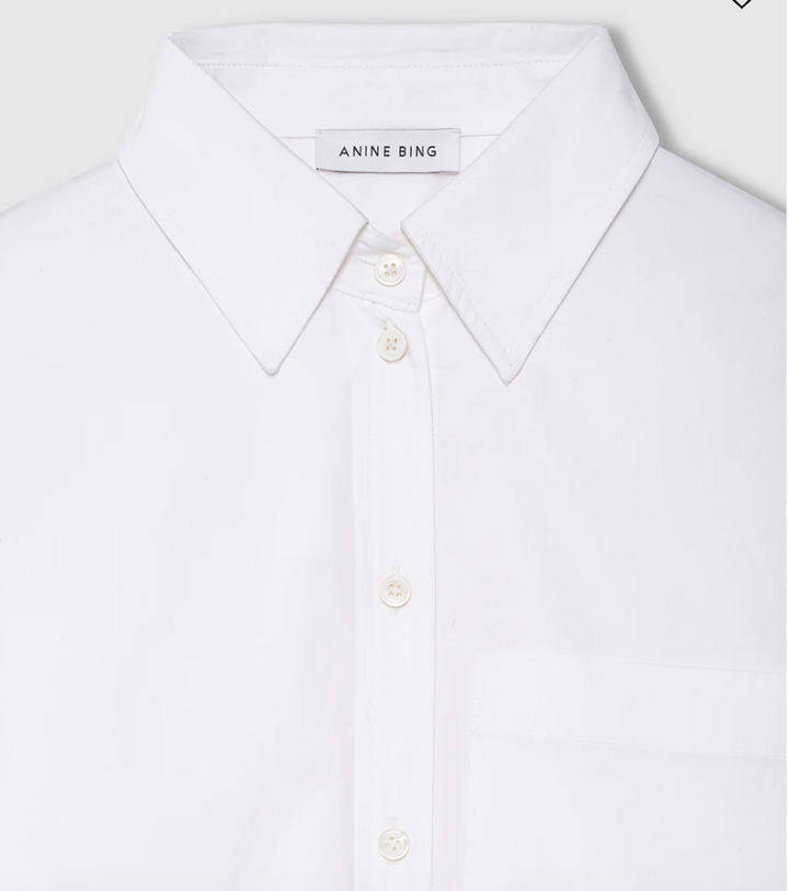 ANINE BING - Scott Shirt in White Shirt