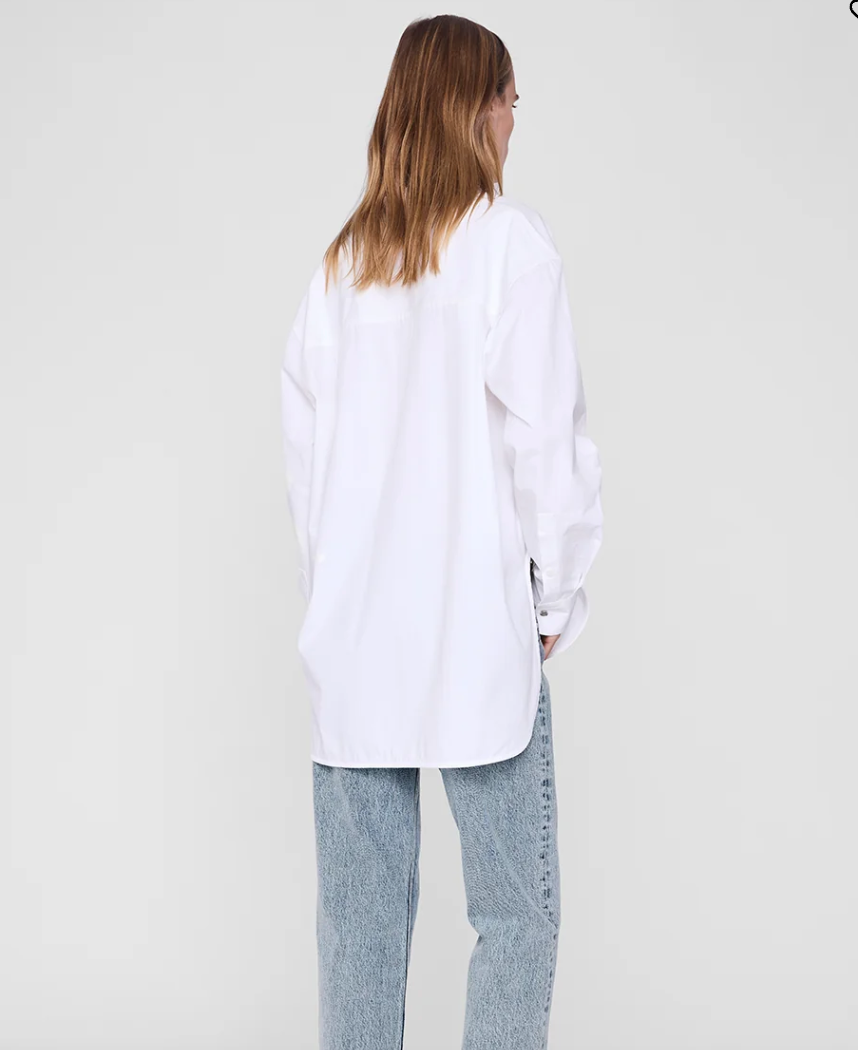 ANINE BING - Scott Shirt in White Shirt