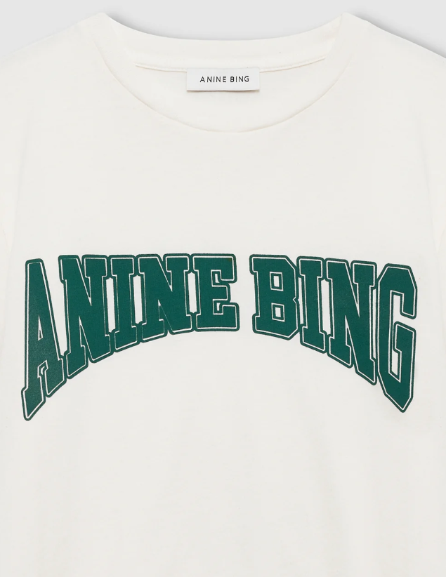 ANINE BING - Shelley Tee in Ecru Shirt