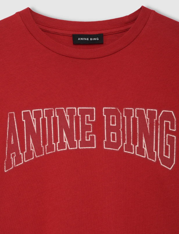 ANINE BING - Shelley Tee in Tango Red T-Shirts