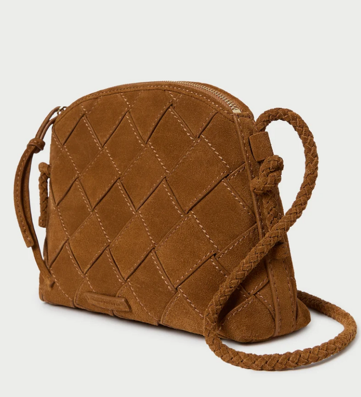 LOEFFLER RANDALL - Mallory Woven Crossbody in Toffee Handbag