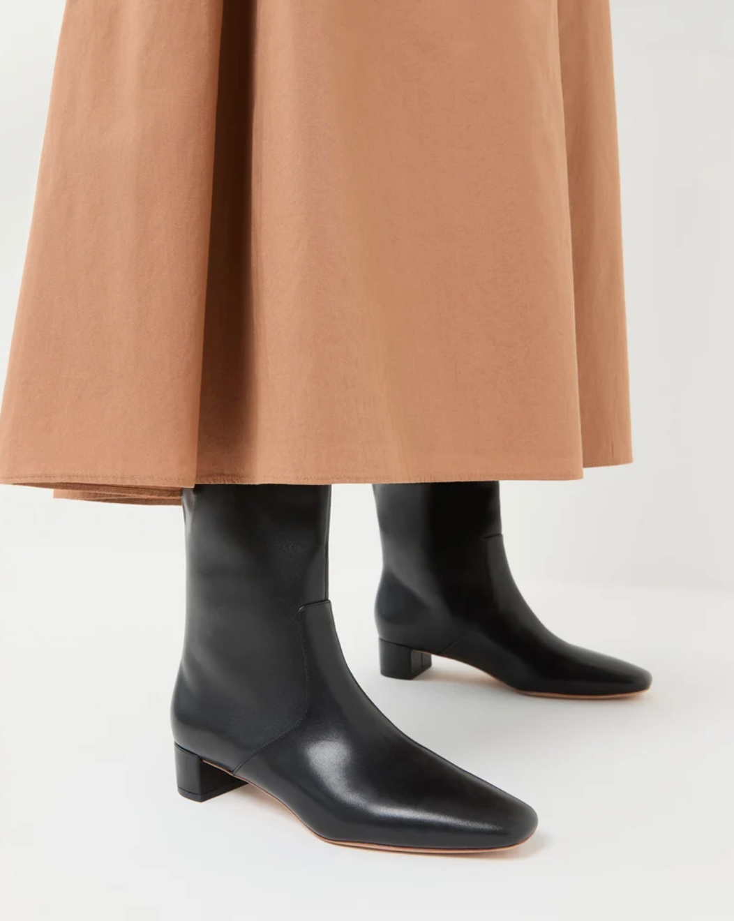 LOEFFLER RANDALL - Indy Low Heel Tall Boot in Black Boots