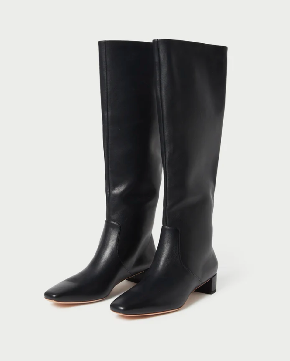 LOEFFLER RANDALL - Indy Low Heel Tall Boot in Black Boots