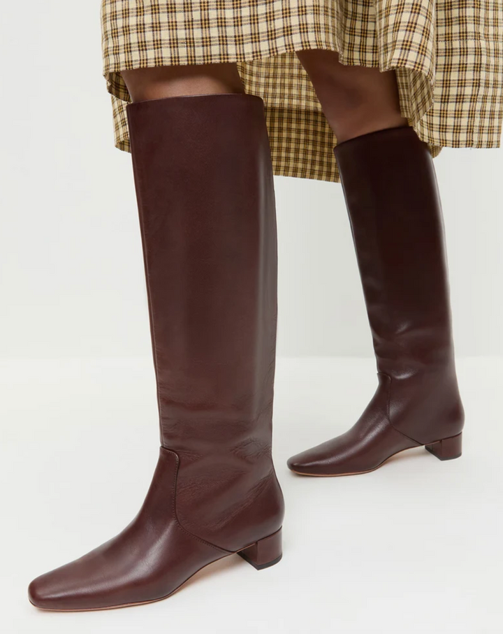 LOEFFLER RANDALL - Indy Low Heel Tall Boot in Espresso Boots