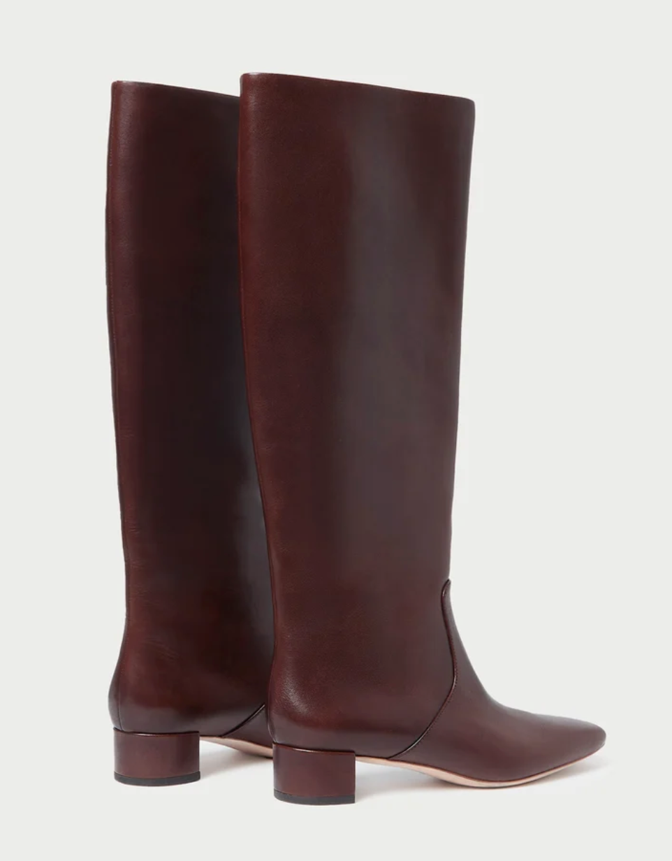 LOEFFLER RANDALL - Indy Low Heel Tall Boot in Espresso Boots