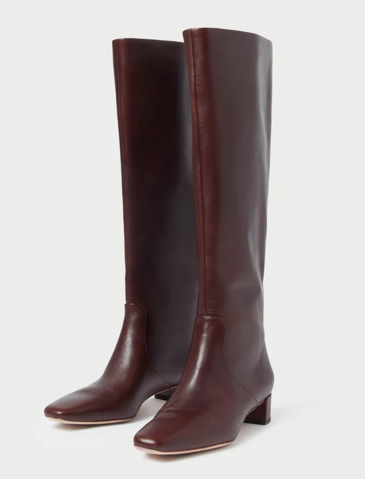 LOEFFLER RANDALL - Indy Low Heel Tall Boot in Espresso Boots
