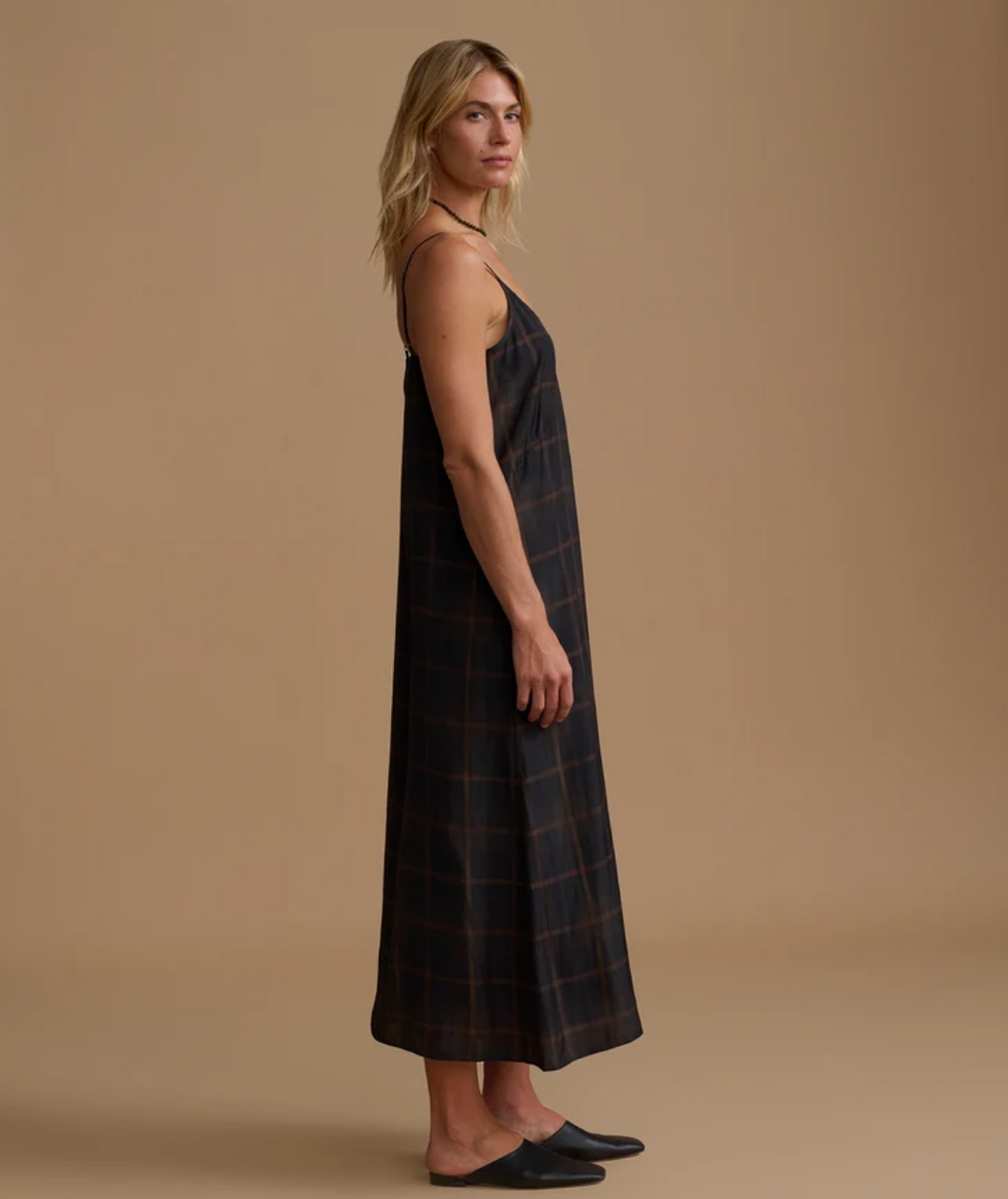 JENNI KAYNE - Rio Slip Dress in Fall Plaid