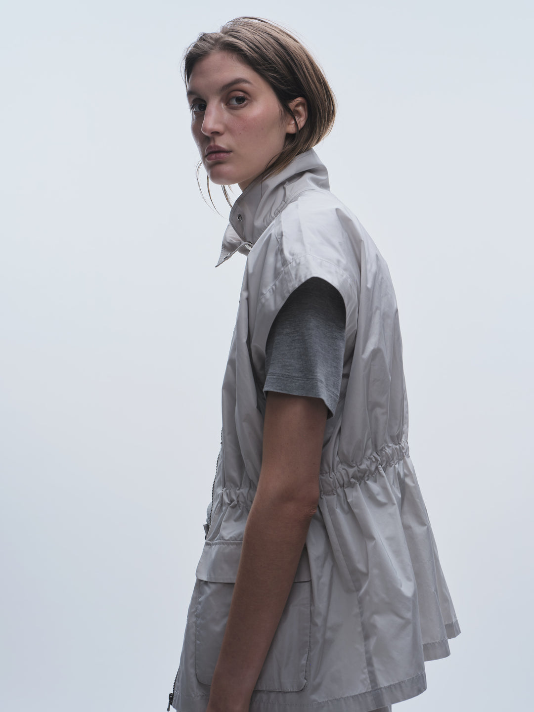 Saint Art New York - Yara Utility Vest in Pebble