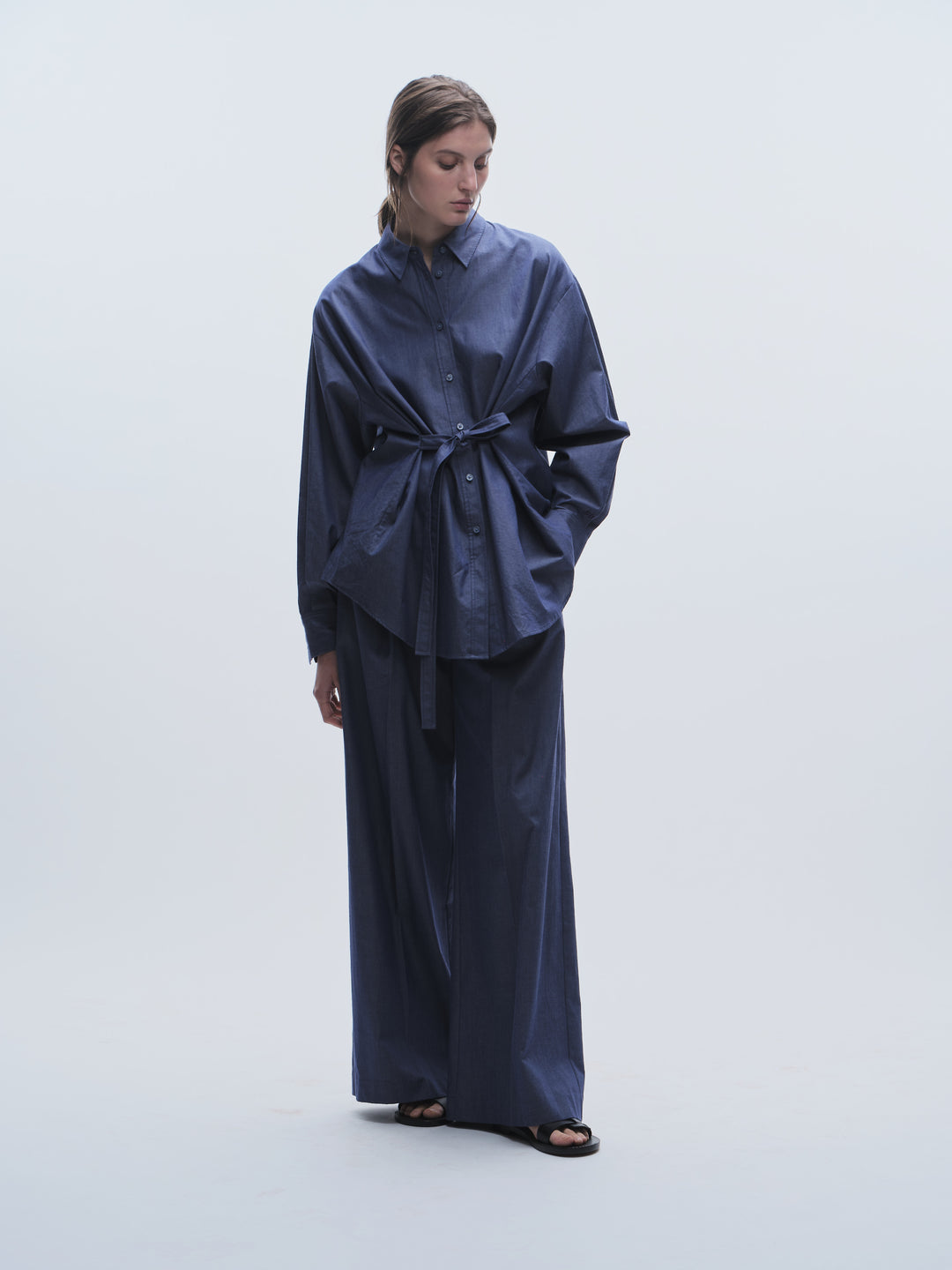 Saint Art New York - Neve Trouser in Chambray Denim