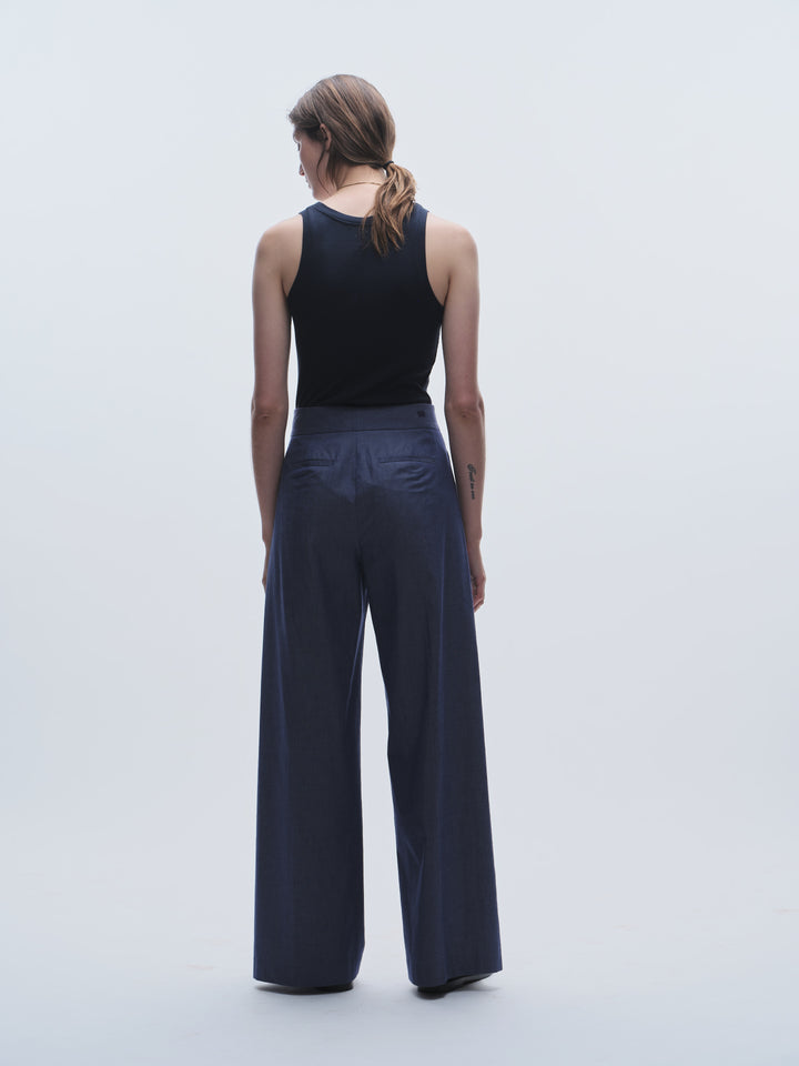 Saint Art New York - Neve Trouser in Chambray Denim