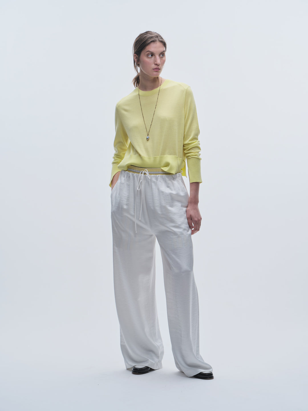Saint Art New York - Paige Pull On Pant in White