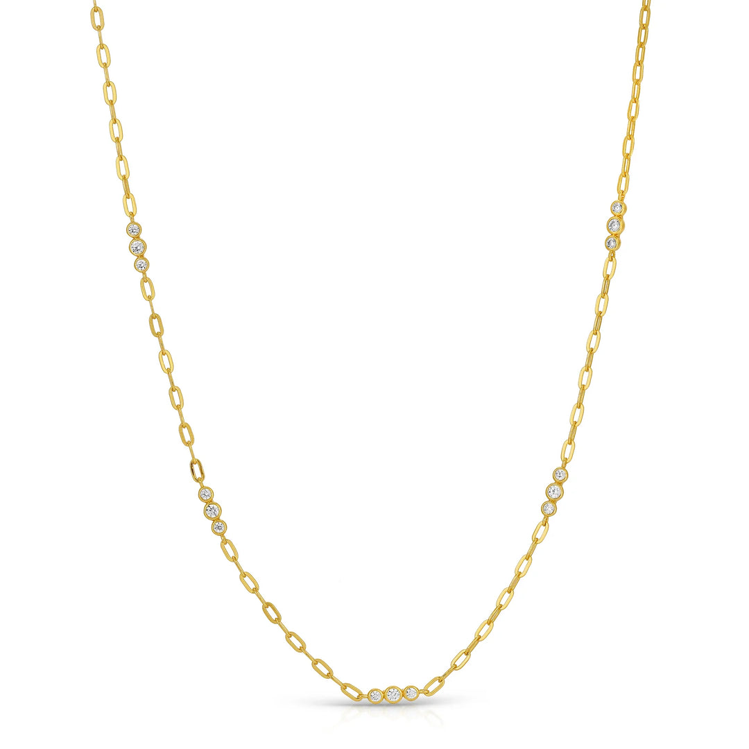 Joy Dravecky - Demi Fine Classic CZ Trio Necklace