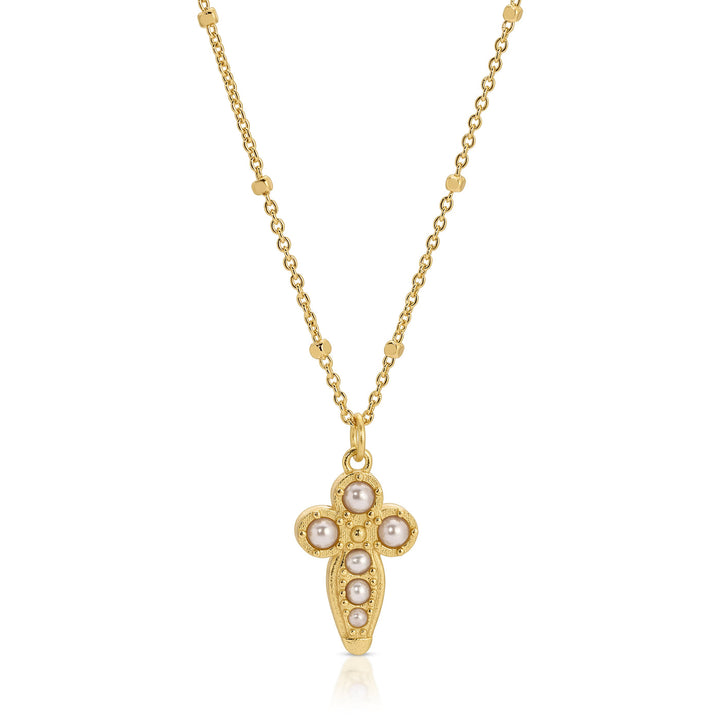 Joy Dravecky - Baby Athena Necklace in Pearl