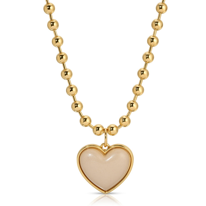 Joy Dravecky - Heart of Gold Necklace in Gold