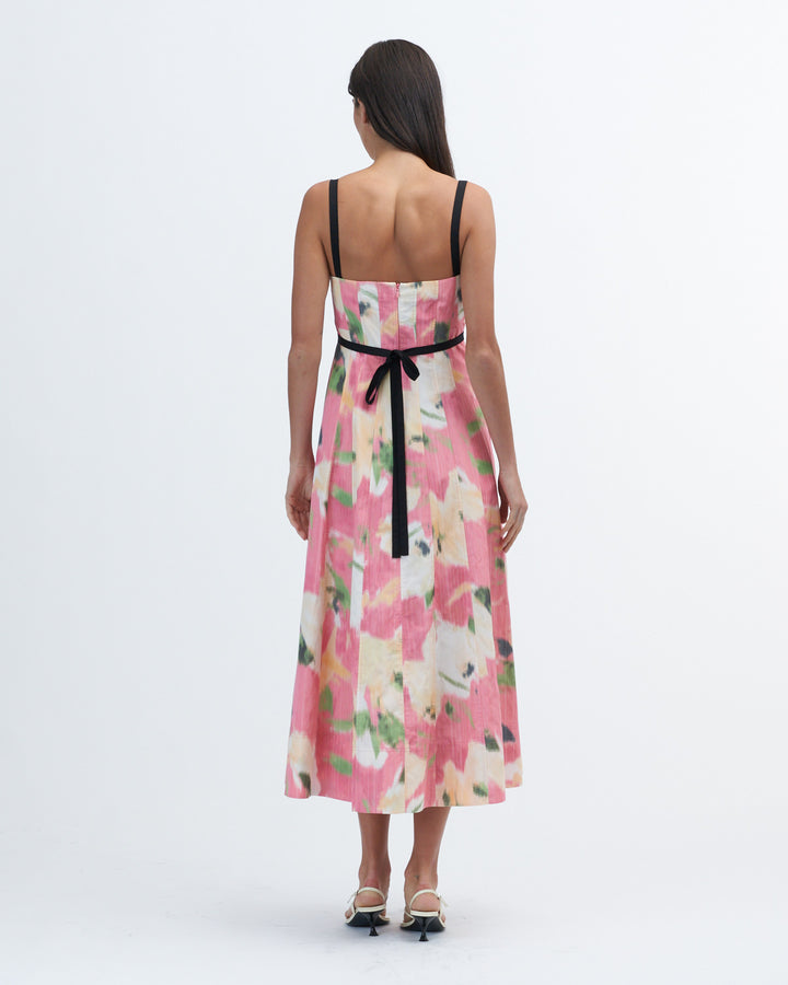 TANYA TAYLOR - Tavia Dress in Punchy Pink