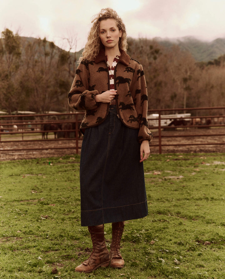 The Great - Pasture Jacket in Hickory Brown