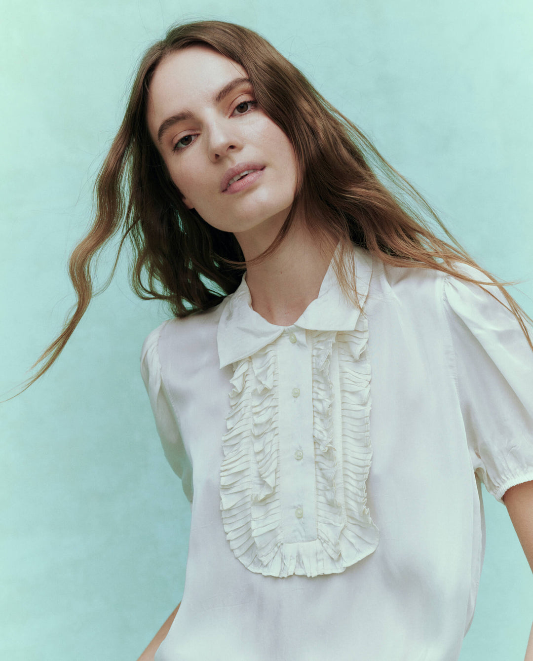 The Great - Tribute Top in White