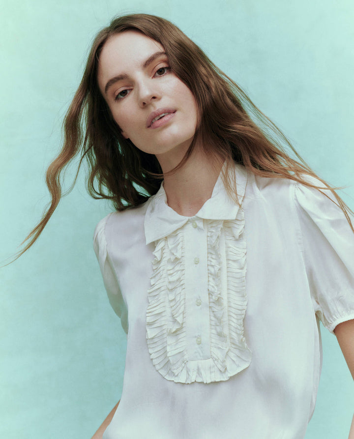 The Great - Tribute Top in White