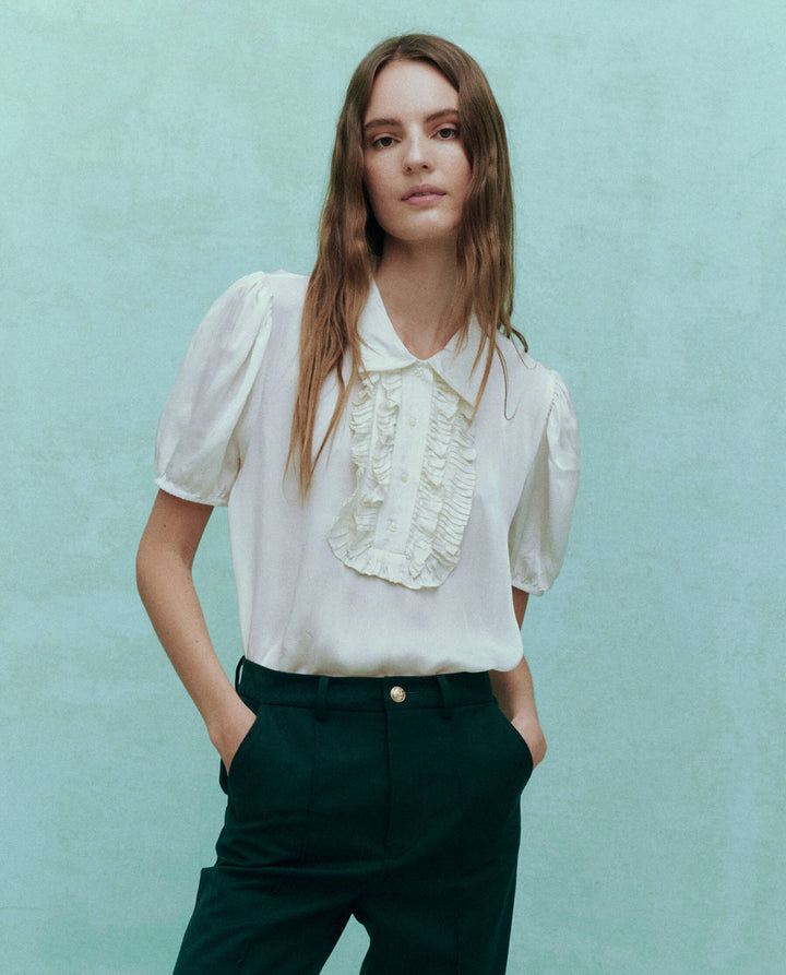 The Great - Tribute Top in White