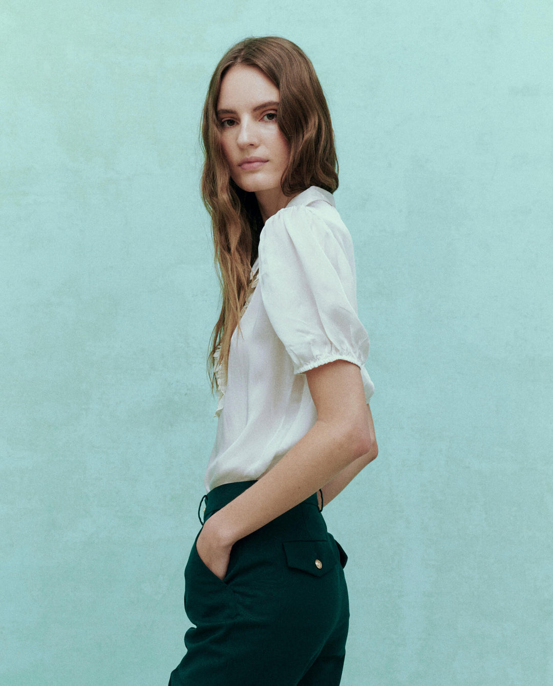 The Great - Tribute Top in White