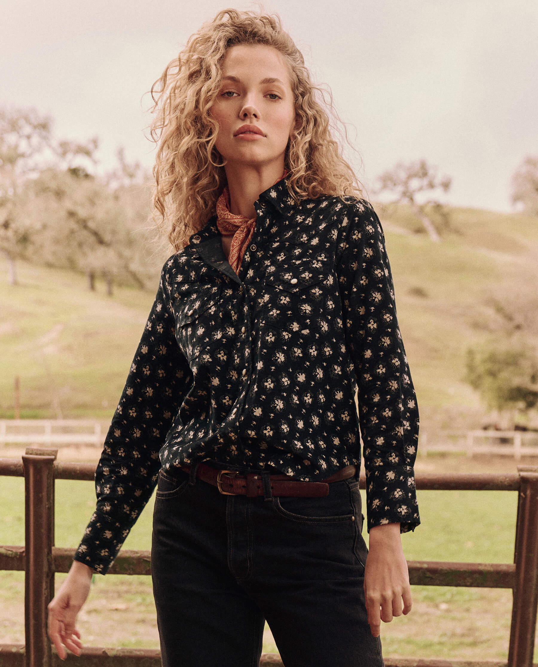 The Great - The Howdy Top in Night Lily – Blond Genius