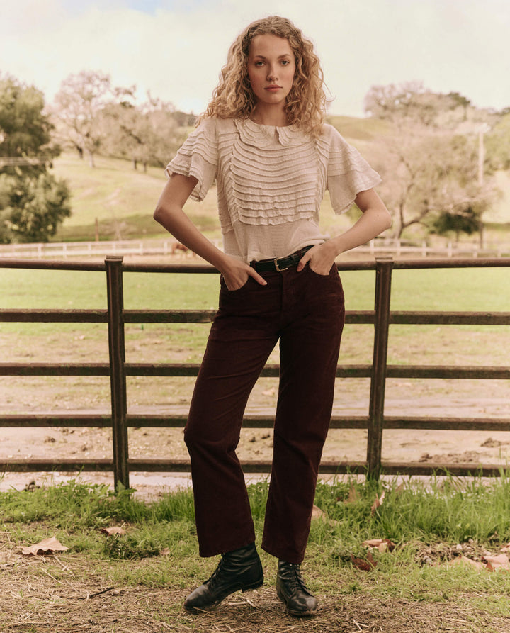 The Great - Rosebud Top in Cream