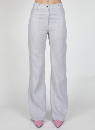 Derek Lam 10 Crosby - Larissa 5 Pocket Trouser in Pale Grey