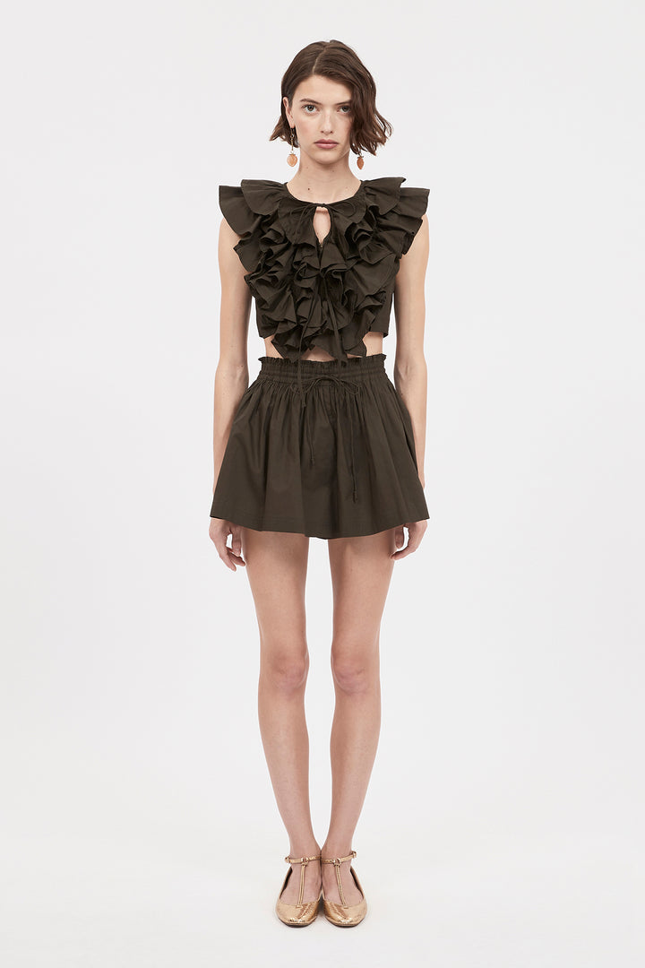Ulla Johnson - Vidri Top in Militaire