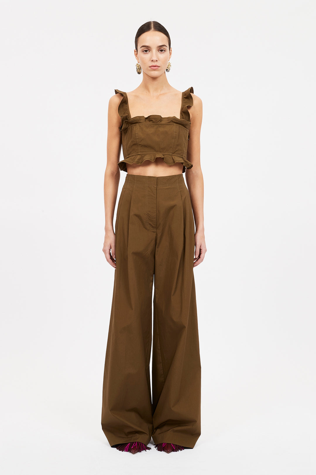 Ulla Johnson - Belle Top in Militaire Tops