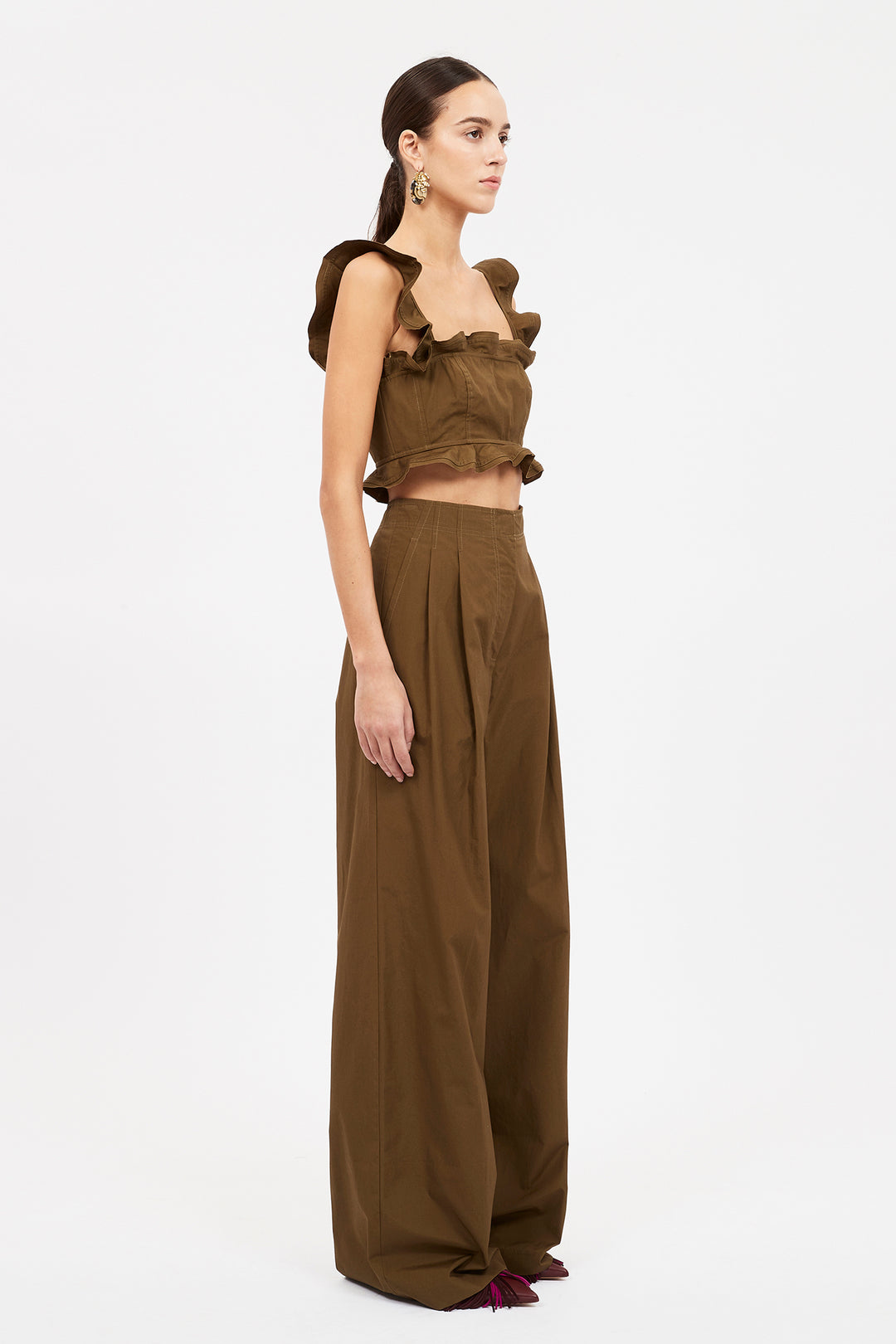 Ulla Johnson - Belle Top in Militaire Tops