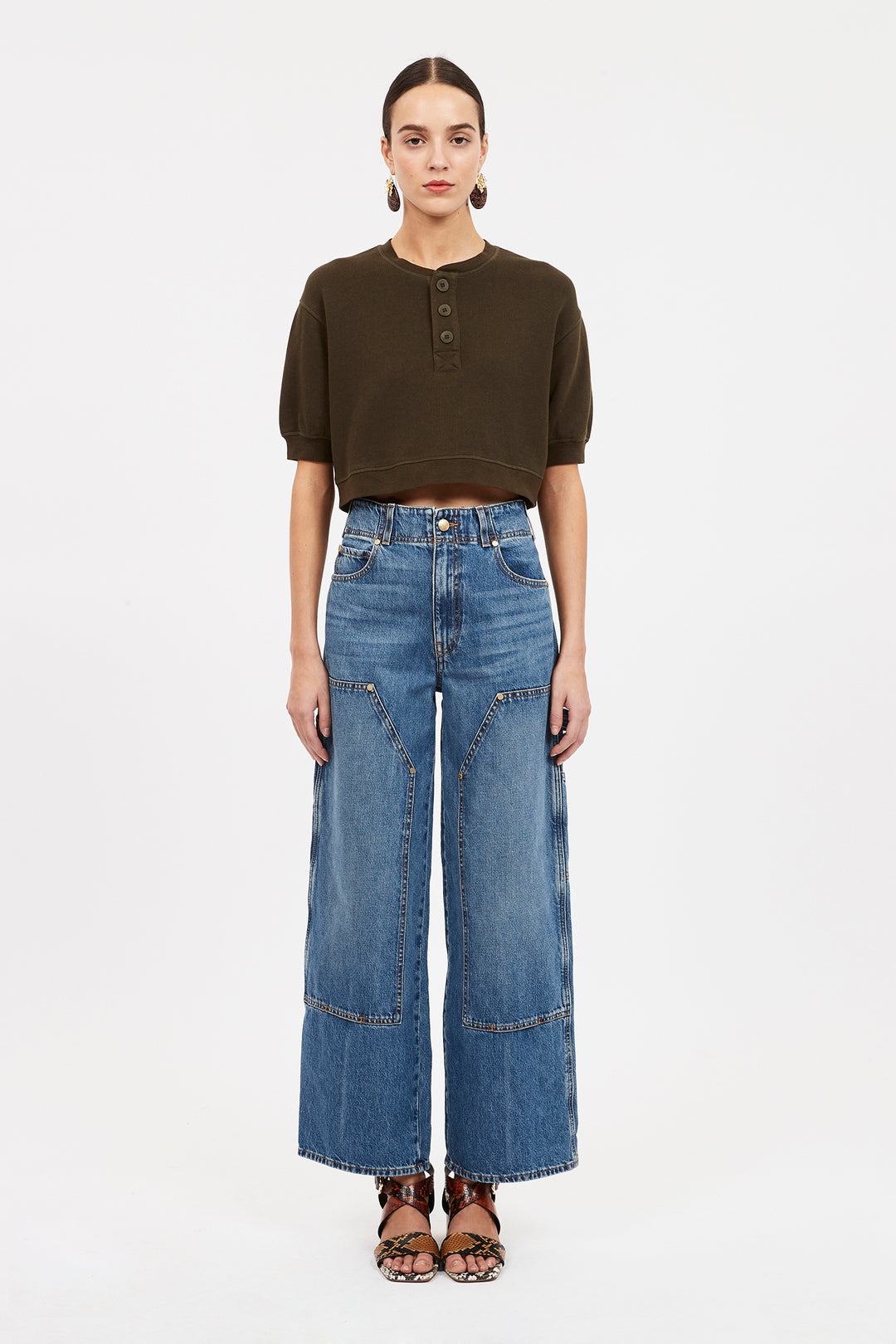Ulla Johnson - Blake Top in Militaire