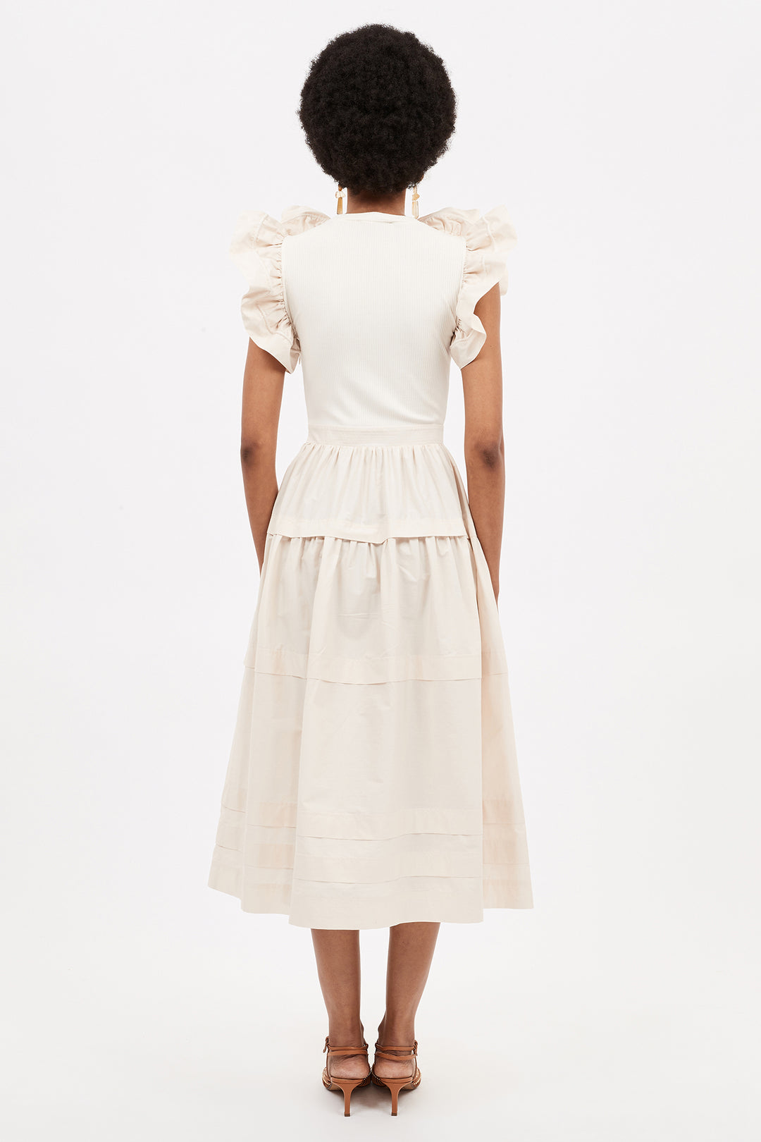 Ulla Johnson Francine Dress in Ivory