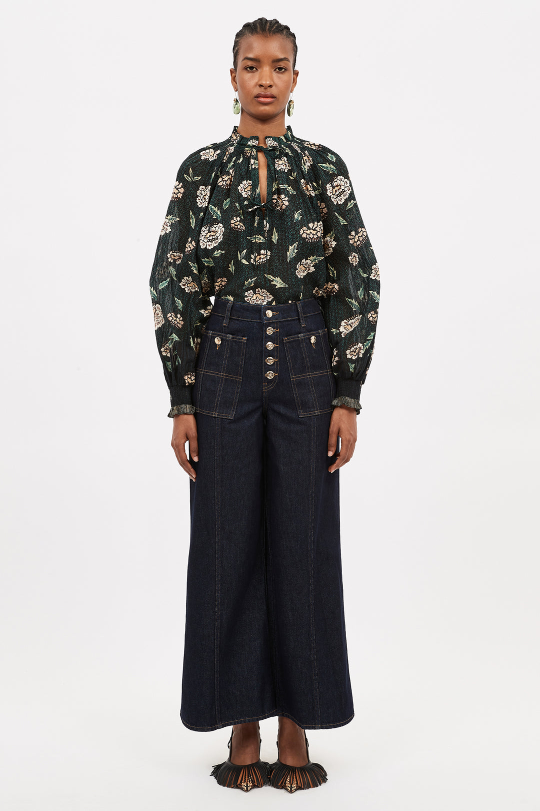 Ulla Johnson Kaitlyn Blouse in Balsam