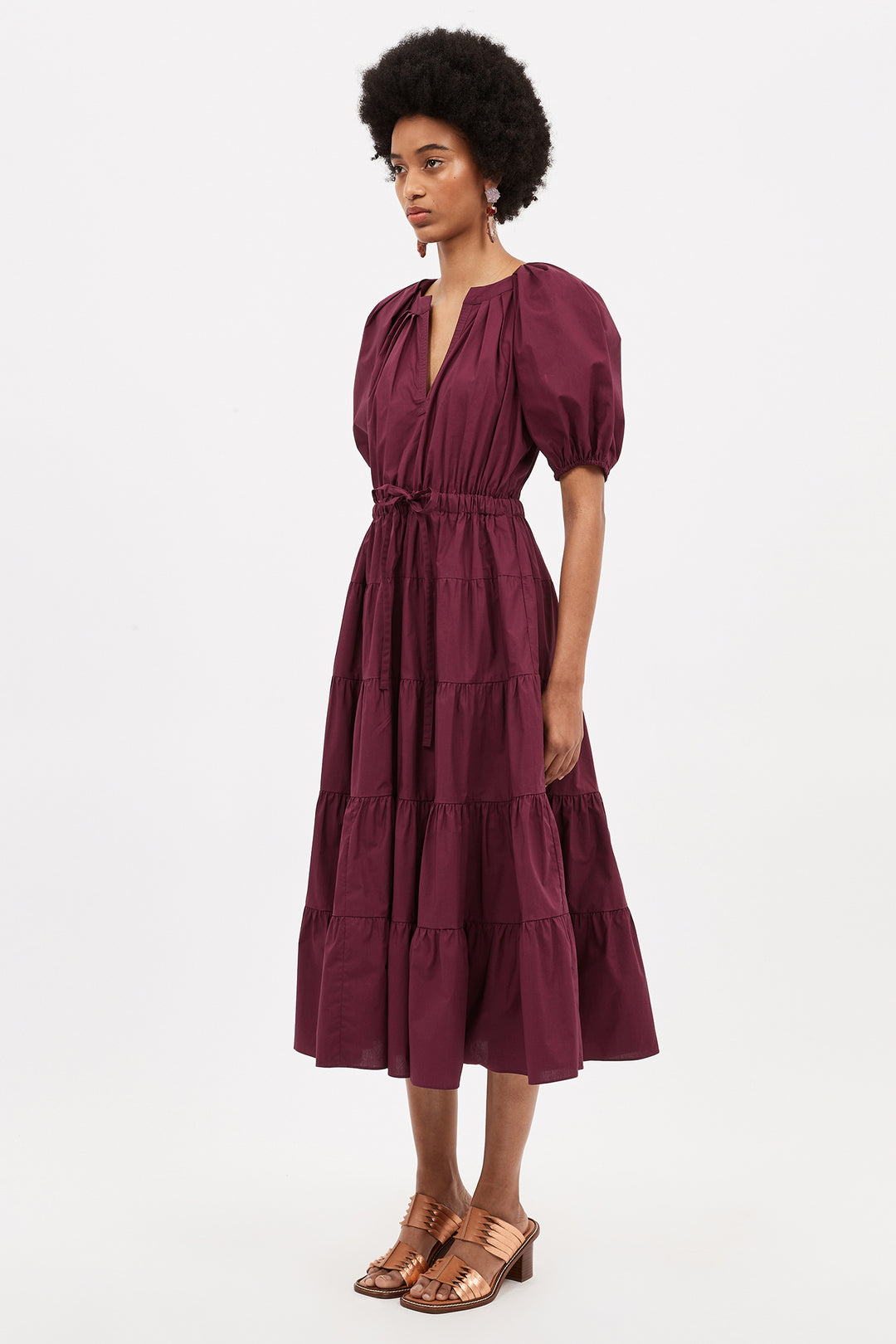 Ulla Johnson Olina Dress in Syrah