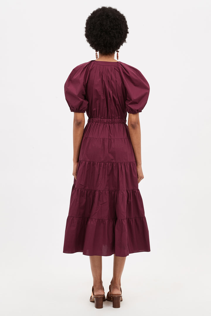 Ulla Johnson Olina Dress in Syrah