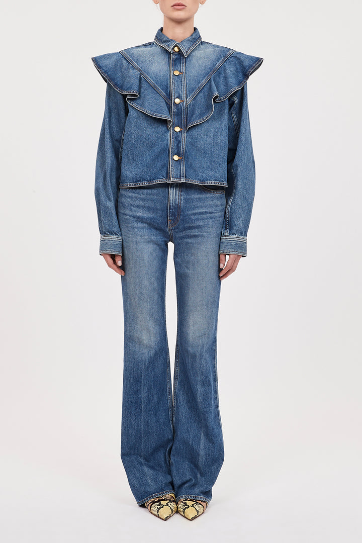 Ulla Johnson - Mathilde Shirt in Danube