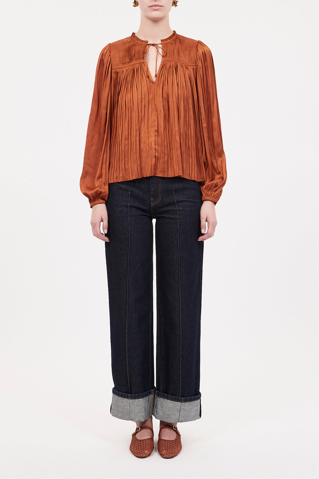 Ulla Johnson - Freja Blouse in Amber