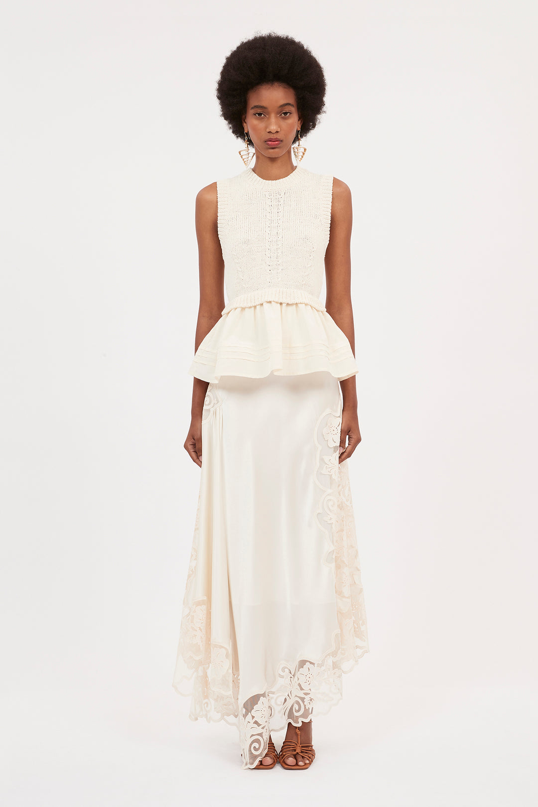 Ulla Johnson - Edda Top in Ivory