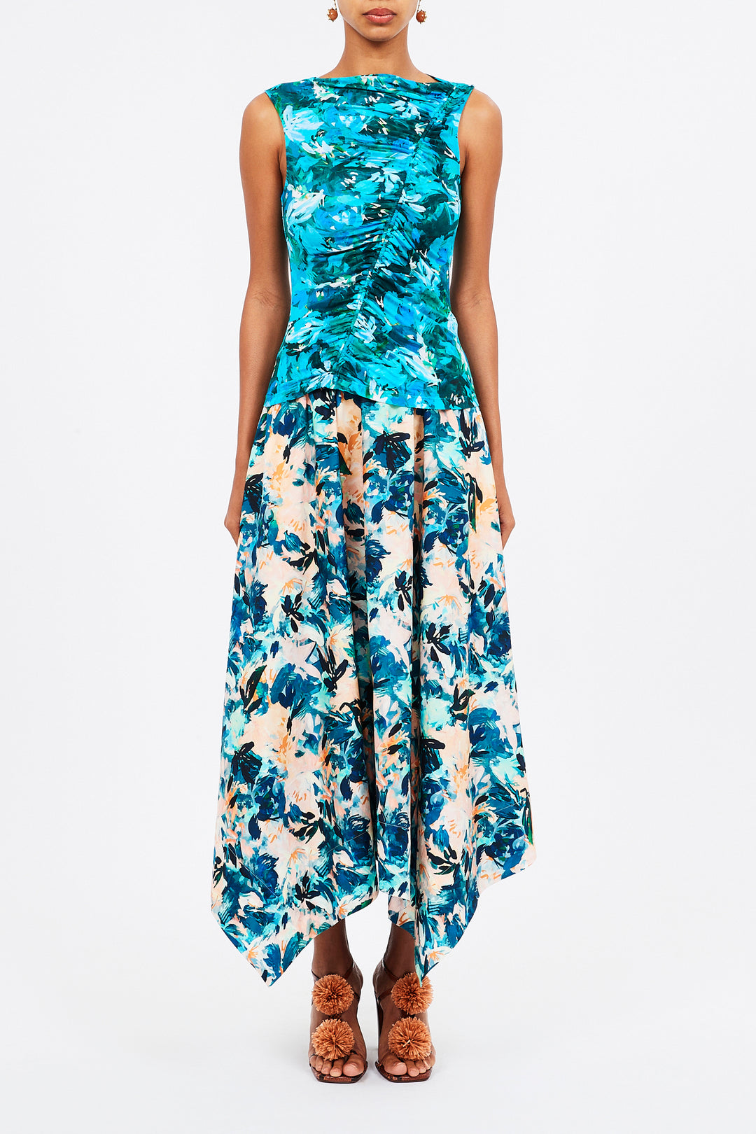 Ulla Johnson - Medea Top in Azul Shirt
