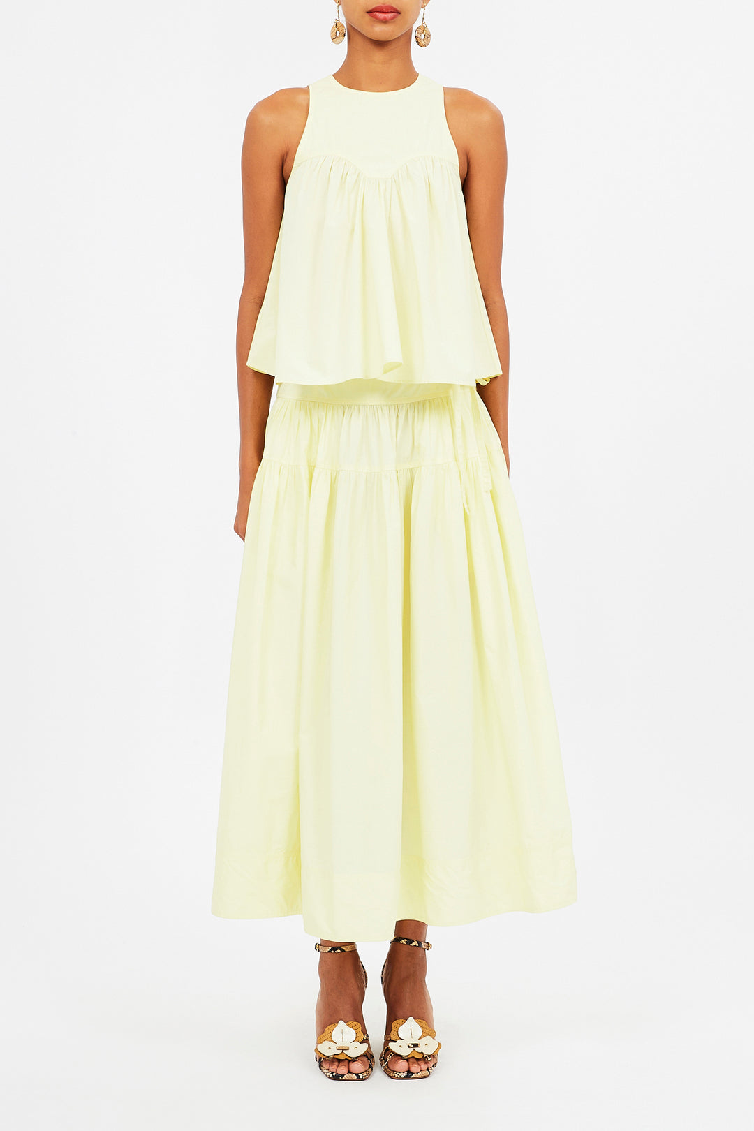 Ulla Johnson - Kali Top in Citron Shirt