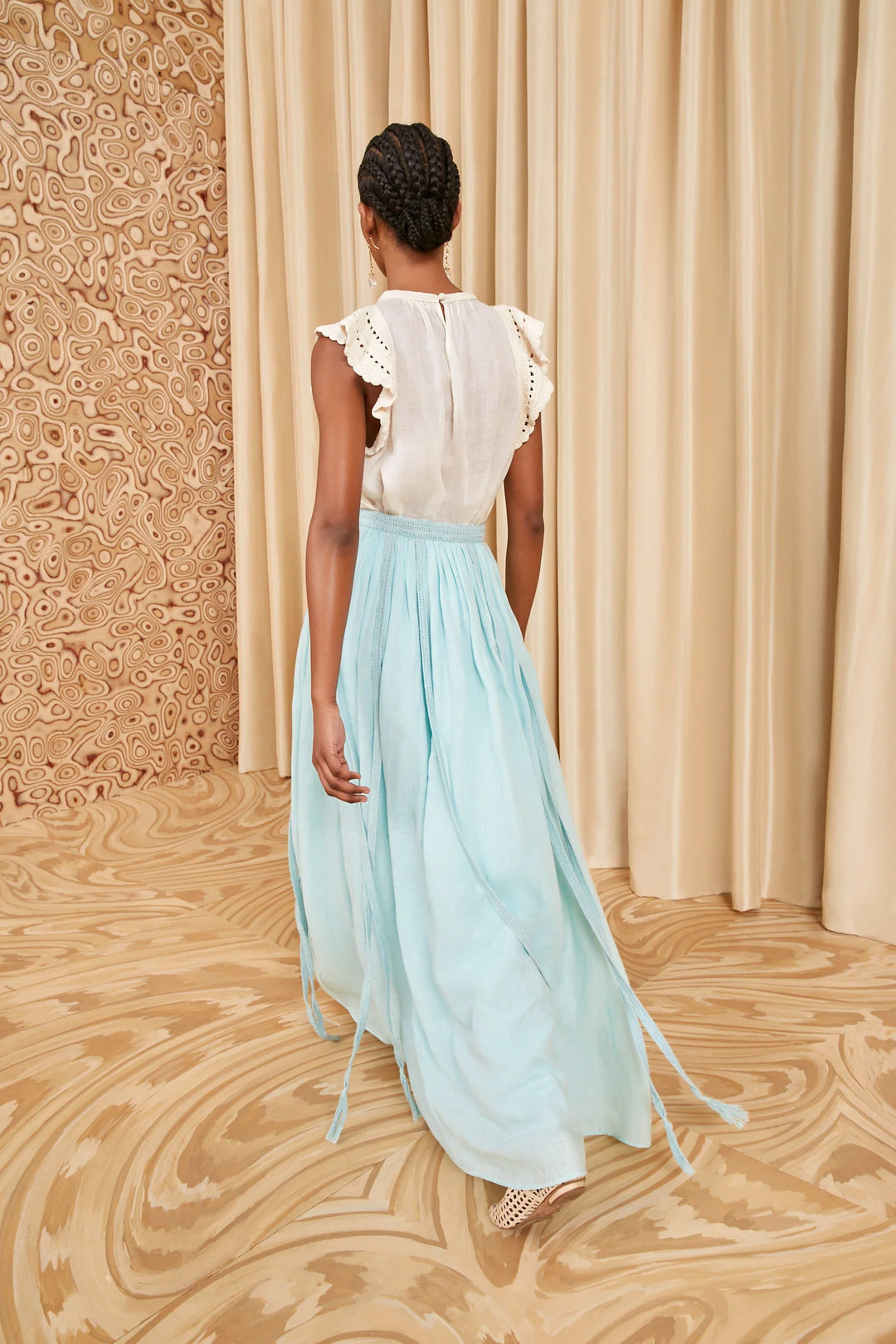 Ulla Johnson - Corrine Skirt in Beryl – Blond Genius Ulla Johnson - Corrine Skirt in Beryl – Blond Genius