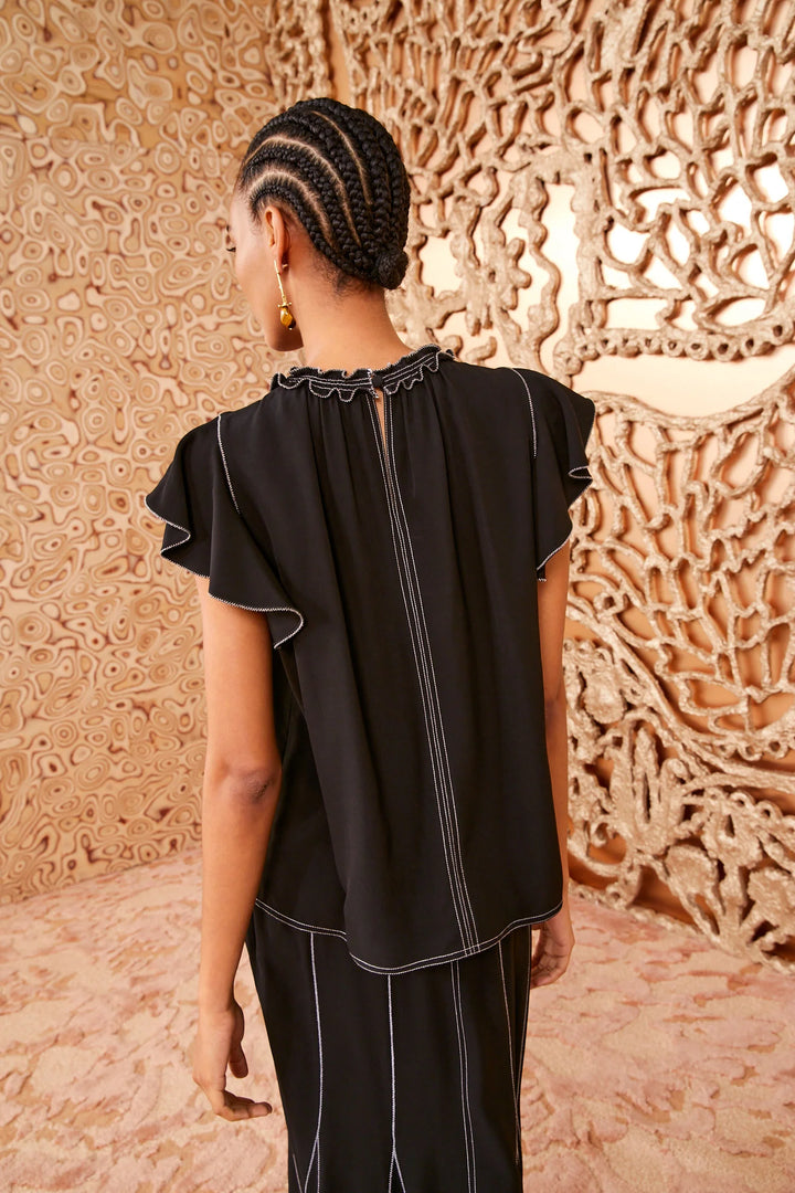 Ulla Johnson - Julia Top in Noir