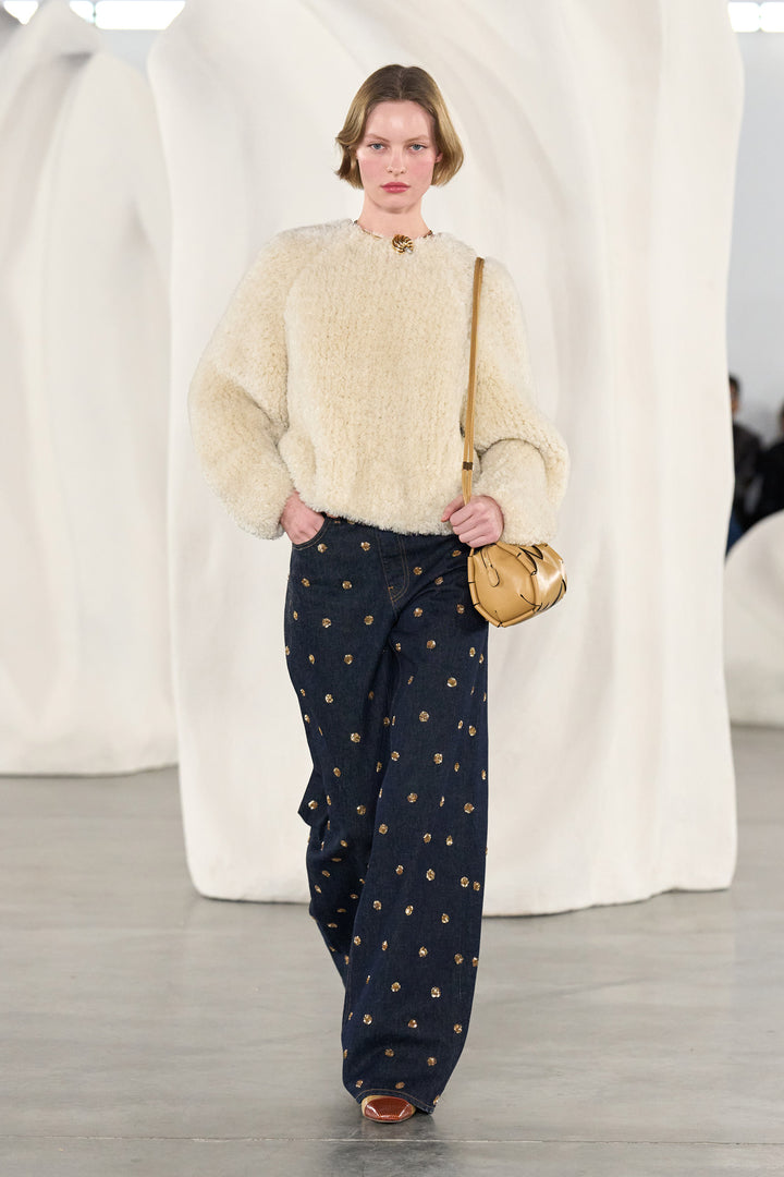 The Willow Embellished Wide Leg Jean
