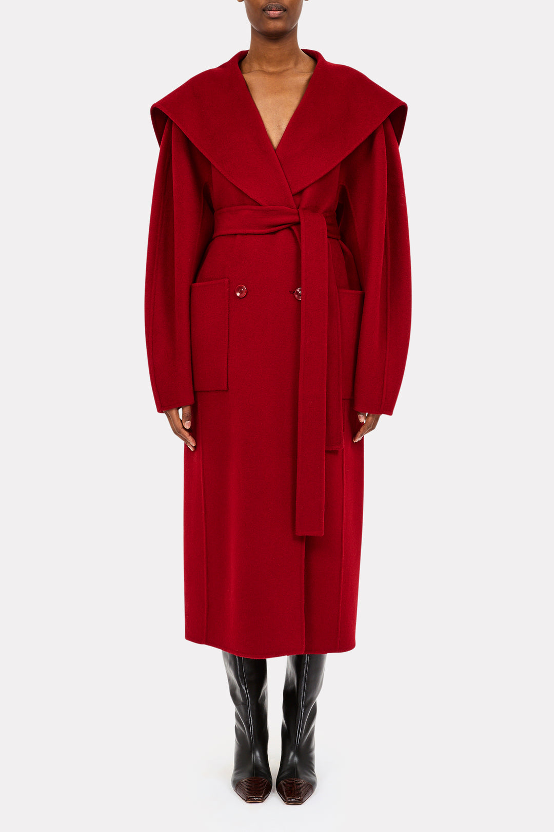 ULLA JOHNSON - Rory Wool Coat in Powder OUTERWEAR